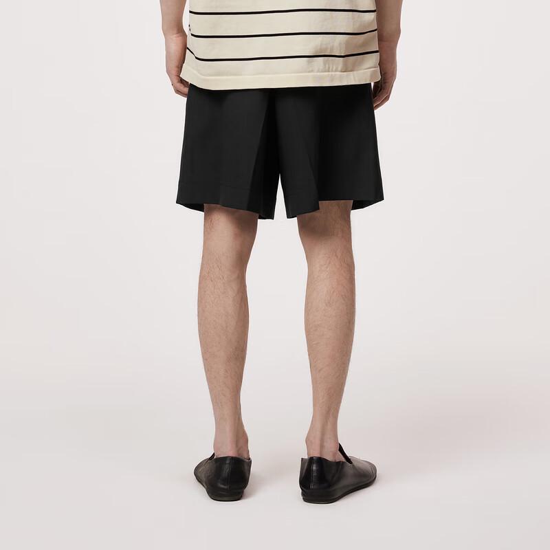 CROQUIS Men's 2024 Spring Raw Edge Casual Cropped Pants