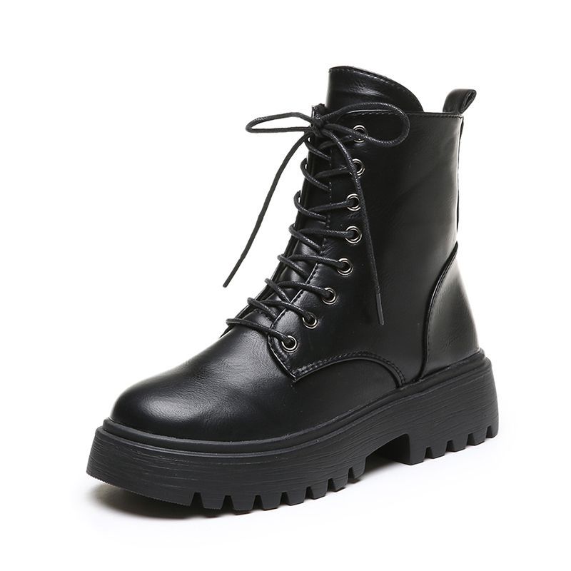 Martin boots female student versatile women's shoes platform boots female short boots high boots female casual cotton boots female