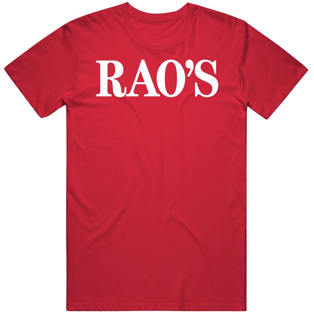 

Rao s The Bronx New York Ny Restaurant Logo T Shirt Mens Womens Tees Top XL