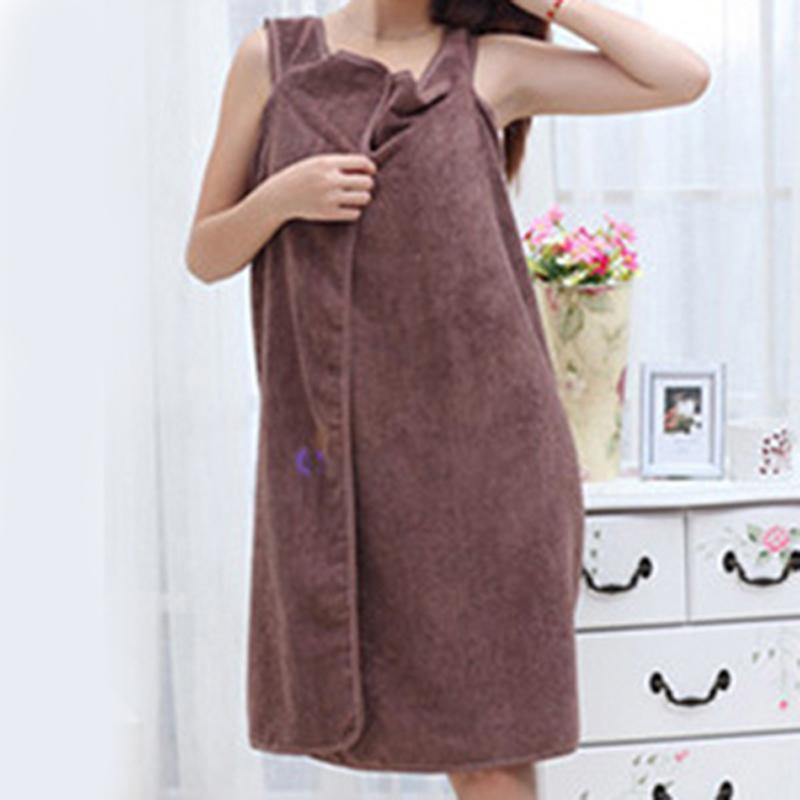 Wearable Bath Towel Super Absorbent Microfiber Beach Body Wrap Spa Towel