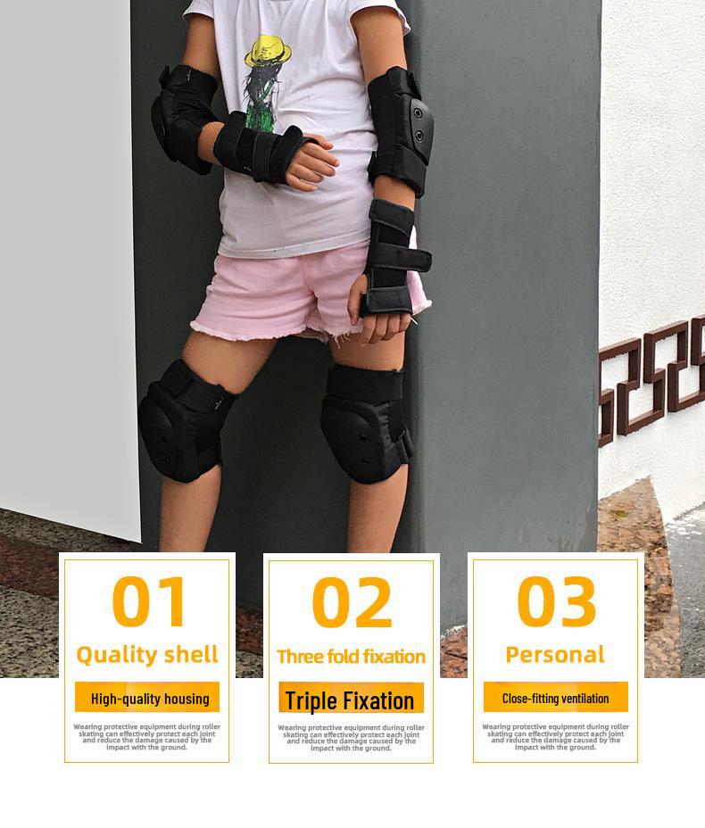 Turtle Ochraniacze na kolana, łokcie i dłonie: Uniwersalny Zestaw Ochronny do Narciarstwa, Łyżwiarstwa, Jazdy na Rolkach i Rowerkach Równoważnych