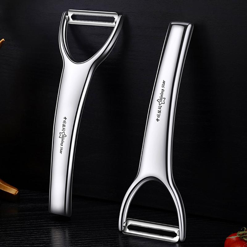 

Veggie Peelers For Kitchen Stainless Steel Kitchen Peeler Ergonomic Multifunctional Cucumber Zucchini Cutter For Carrot Potato CHINA