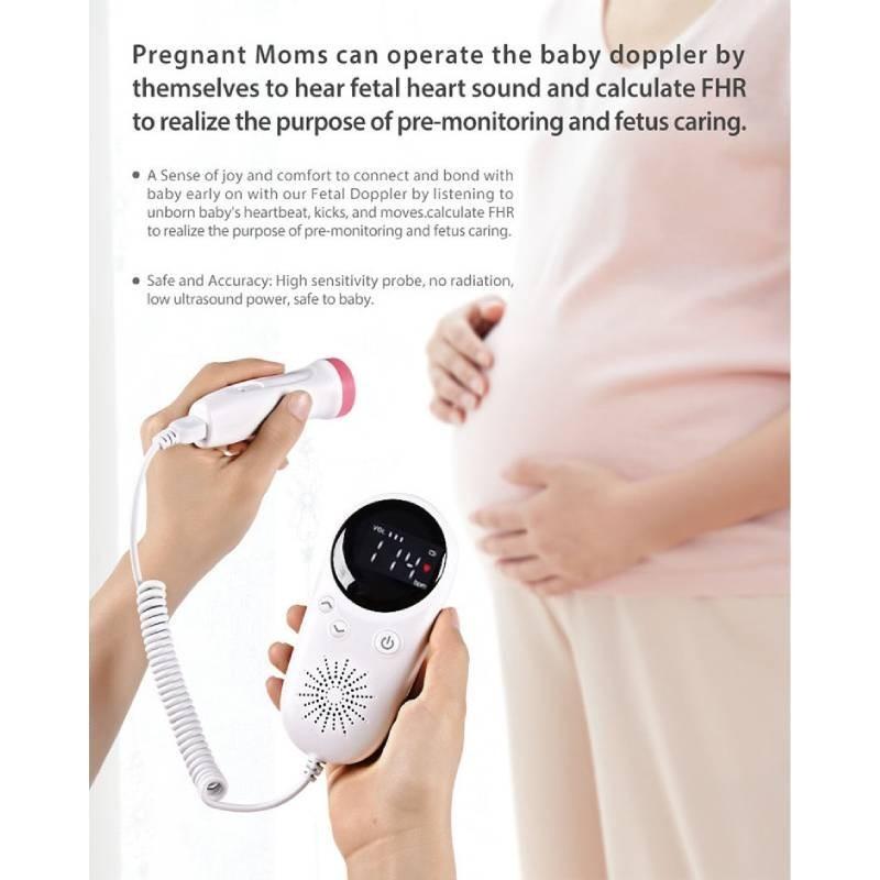 Prenatal Fetal Household Heart Monitor Display Fetus Voice Meter Woman Pregnant