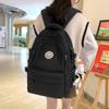 New schoolbag female ins Mori campus large-capacity couple backpack high school student Korean version of simple backpack tide