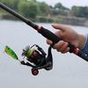 Teleskop-Carbonfaser-Spinn-Angelrute, Reise-Meer-Süßwasser-Angelrute