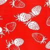 Todaya Shoten Tenugui Strawberry 37 X 98 Cm Niwaen-zome (Hand Towel), (Red), 847, Approx.