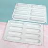 Oval Long Strip Mousse Cake Mold Silicone Pastry Mold For Sweets Cake Forms Tray Diy Homemade French Sweets Baking Mould