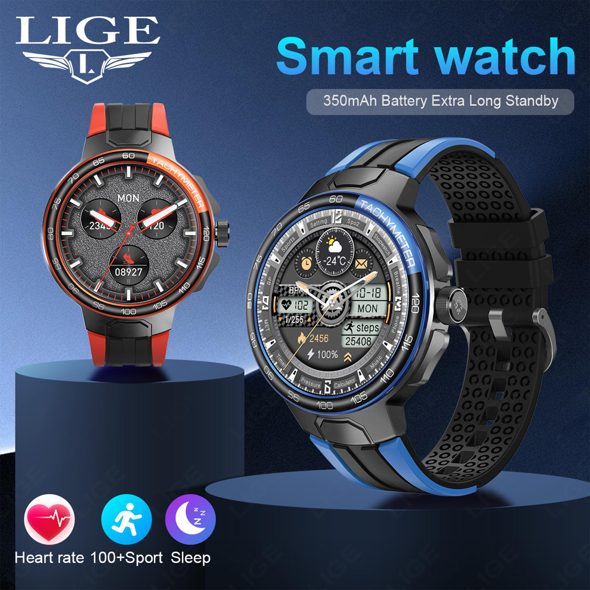 LIGE мужские умные часы 1 — фото 3