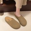 Baotou Slippers Women's Outer Wear Spring and Summer New Soft Sole Height Increase One Pedal Lazy Shoes Half Slippers