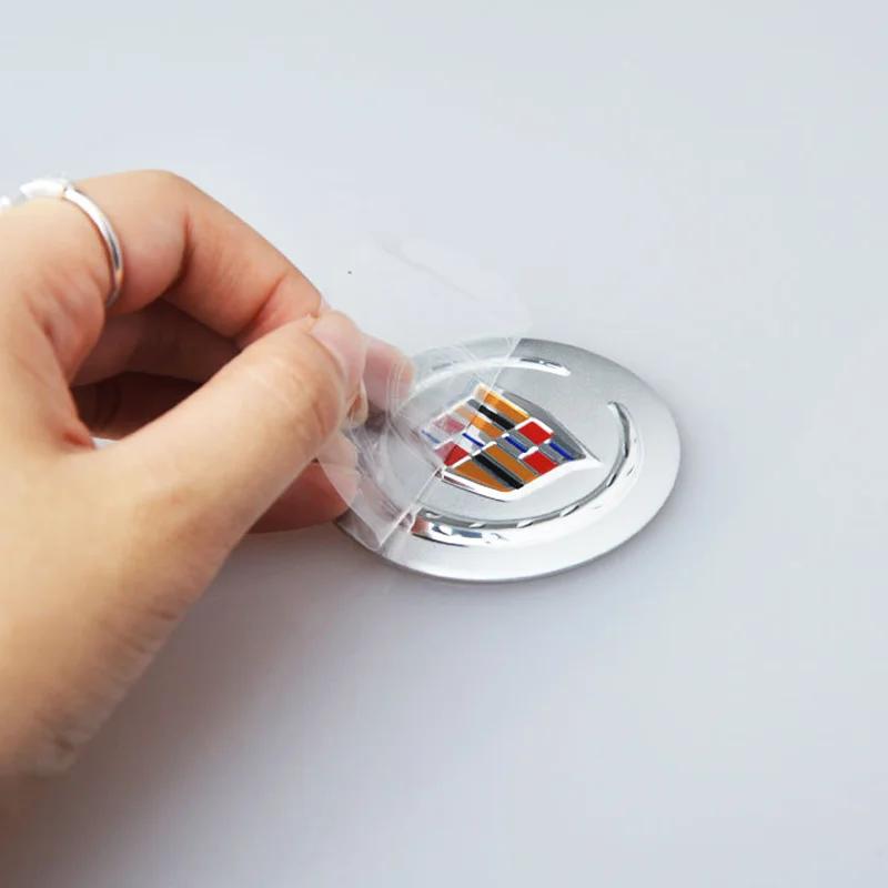 4ks 56mm Samolepka na střed kola vozu Znak náboje pro Cadillac ATS CTS DTS STS SLS SLR XLR BLS Seville Escalade Deville Tiburon CT6