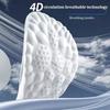 Orthopedic Insoles for Breathable Soft Latex Insoles Sport Shock Absorption Running Shoes Pad for Men Women Arch Support Insole