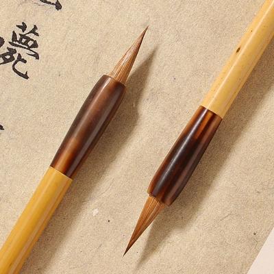 Oil Watercolor Chinese Calligraphy Brush Wolf Hair Art Paint Brush Scriptures Writing Brush  Class