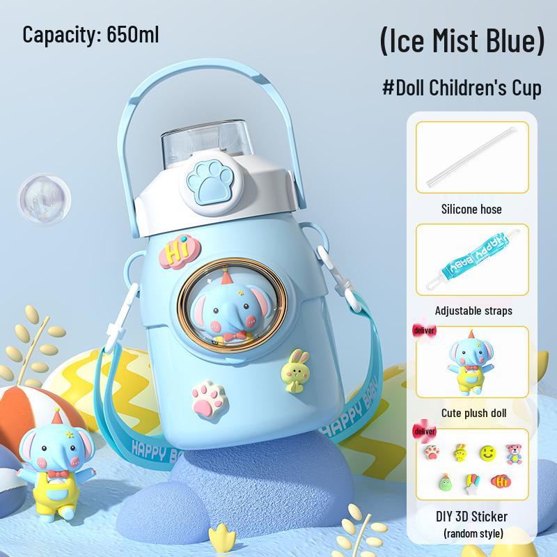 2025 Izolovaná nerezová dětská láhev na vodu s víčkem otevíraným jedním tlačítkem