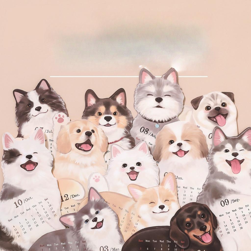 Calendar for Desk 2026 Pet Theme Offices Calendar Academic Schedule Pad for Kids Work Class School Daily