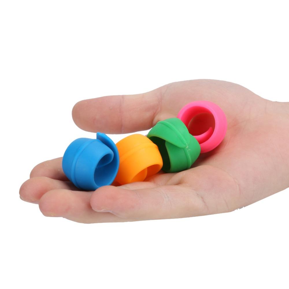 40 pièces Attache-bobines en silicone Bobines colorées Clips Économiseurs de bobines de fil Empêchent le déroulement