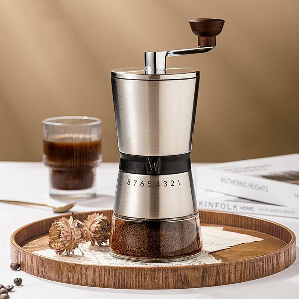 Manual Hand-Cranked Coffee Grinder Ceramic Grinding Core Coffee Bean Grinding Machine  Home
