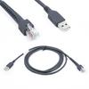 1pc Serial Cable 6.6ft USB Cable For LS1203 LS2208 LS4208 AP DS9208 Computers Connectors Symbol Barcode Scanner