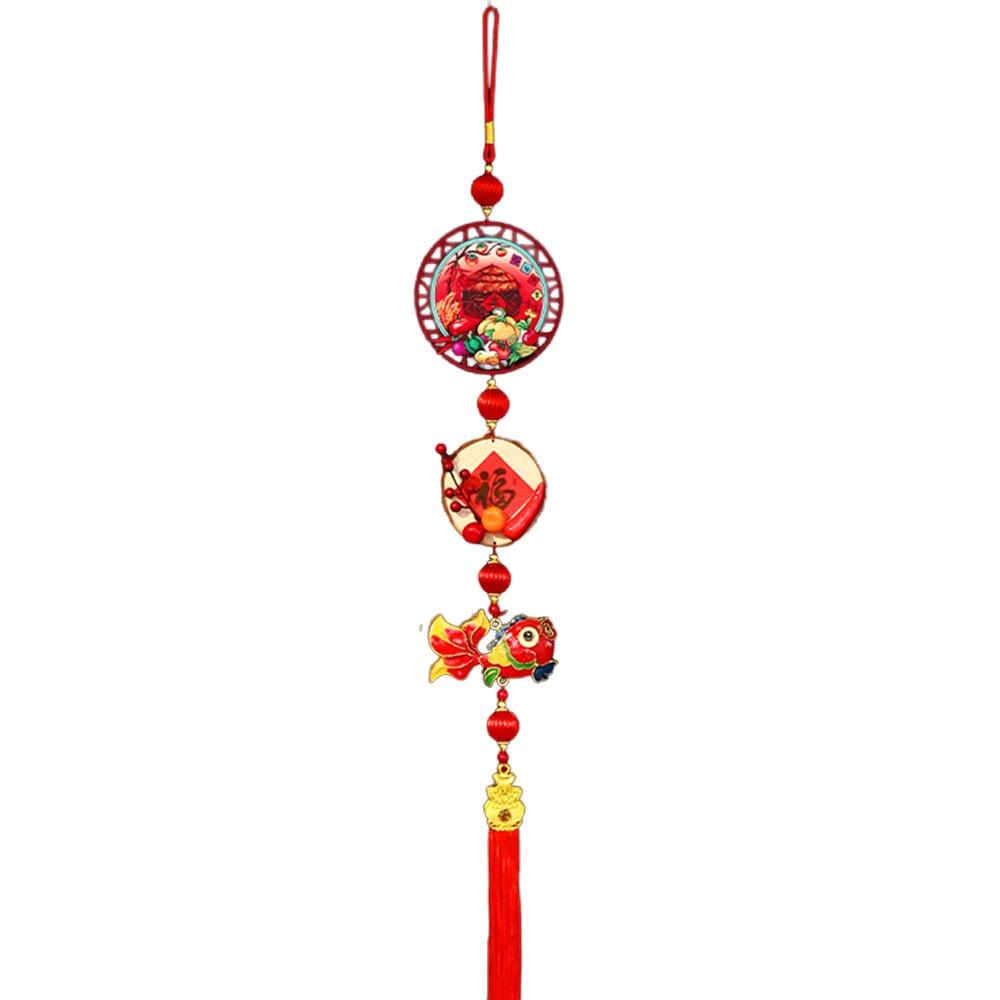 New 2026 New Year Pendant Year of the Horse Flower Pendant Red Lucky Spring Festival Decor for Living Room