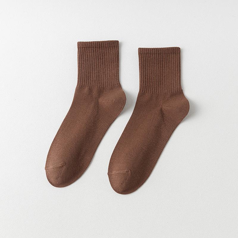 Damensocken Wadenhoch - Antibakteriell, Schweißabsorbierend, Atmungsaktiv, Ganzjahres, Reine Baumwolle