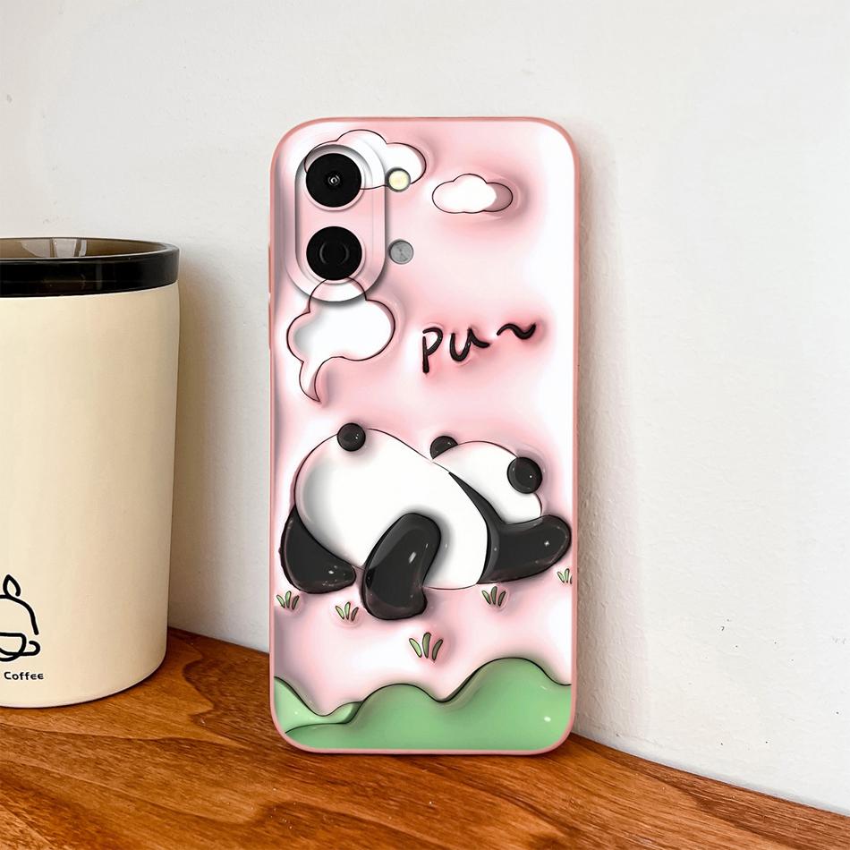 Case For Tecno Pop 20 / Spark Go 3 Stylish Design Back Cover For Tecno Pop20 / Spark Go3 Soft Liquid Silicone Lightweight Shell