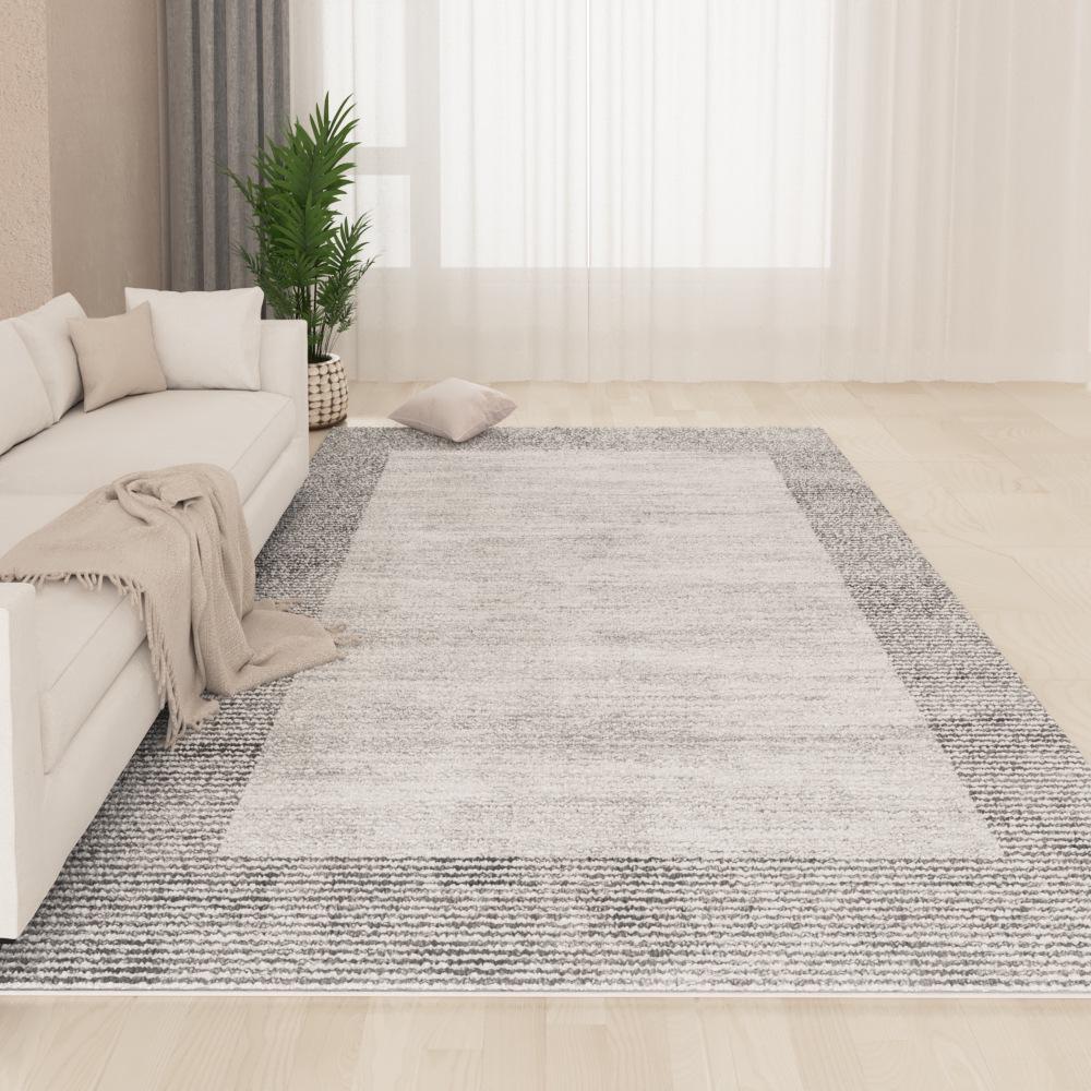 Cream Plush Non-Slip Luxury Living Room Carpet - Dirt-Resistant and Easy Care, 2024 Edition.