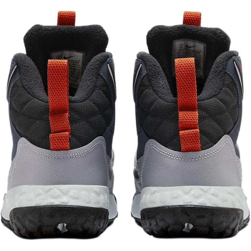 Nike Terrascout Slip Resistant Abrasion Resistant Mid top Children's Basketball Shoes Blue Gray Teenagers Sneakers FV4173-400