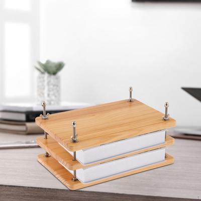 Wooden Book Presses, Binding Tool Convenient Manual Portable Presses for Home Office