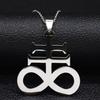 Leviathan Cross Sigil of LUCIFER Necklace Satanic Symbol Stainless Steel Pagan Sulfur Sign Alchemical Sulphur Leviathan Demon Sigil