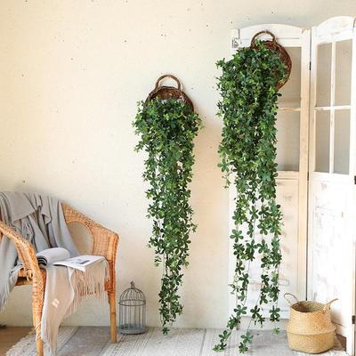 Jiboia Pendurada na Parede Videira Falsa para Decoração Verde