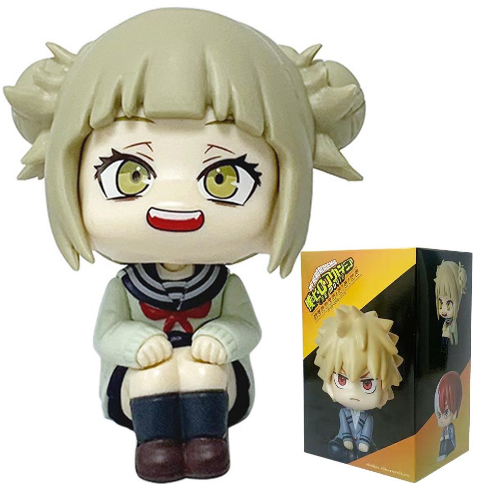 Hot Anime My Hero Academia Midoriya Izuku Bakugou Katsuki Ochaco Uraraka Anime Figure Q Versio Toys For Kids Christmas Toy Gifts