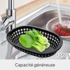 Oval Raceway Basket Large Plastic Food Tray for Parties Deli Sandwiches Fries Serving Set of