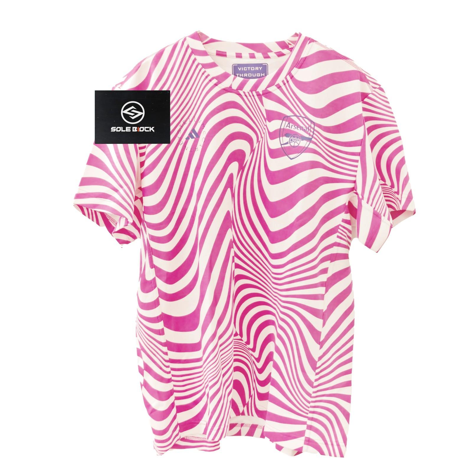 Женские розовые футболки Stella McCartney X Adidas IA1497 S