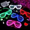 Leuchtendes Fenster-Design Brille für Halloween Party Kostüm Neuheits-Accessoires