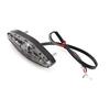 12V 15 LED Motorcycle Brake Stop Running Tail Light Rear Light ATV Dirt Bike Universal Smoke