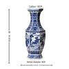 Large Antique-Style Blue and White Jingdezhen Porcelain Vase for Living Room or TV Cabinet Décor