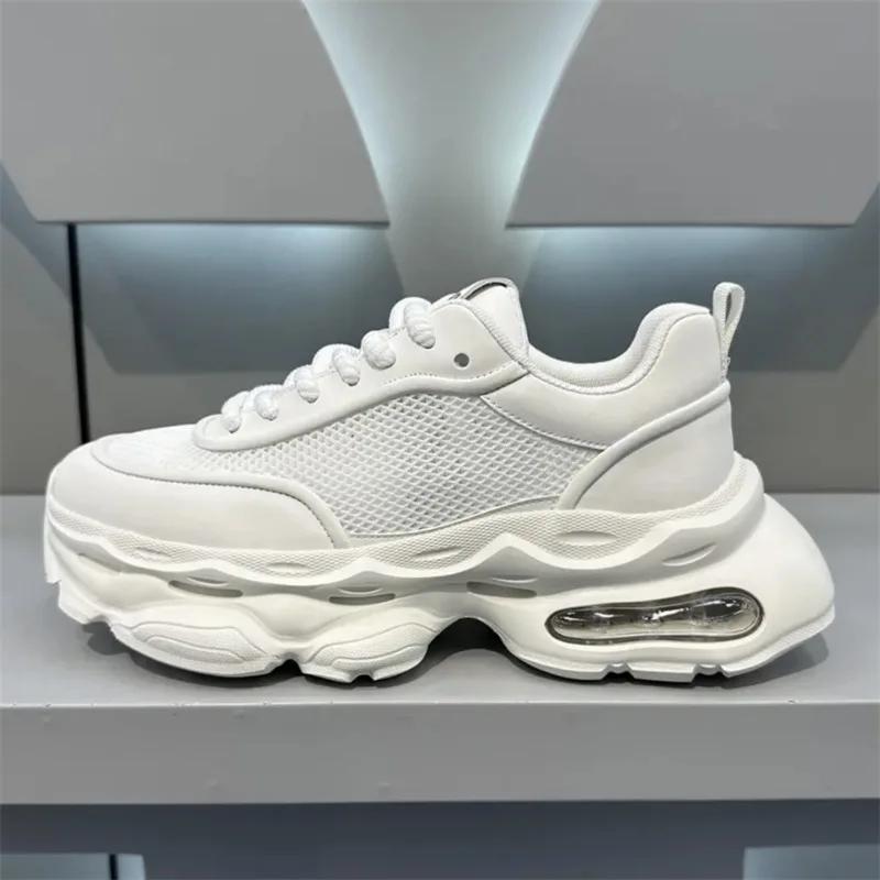 Luxury Men's Sneakers Exquisite Fashion Casual Shoes Thick soled Breathable Shock Absorbed Running Shoes Zapatos Para Hombres