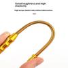Universal Fit Aluminium Alloy Bike V Brake Cable Guide Pipe Wear Resistant Bend Hose Tube for All Kinds of Bicycles Repair