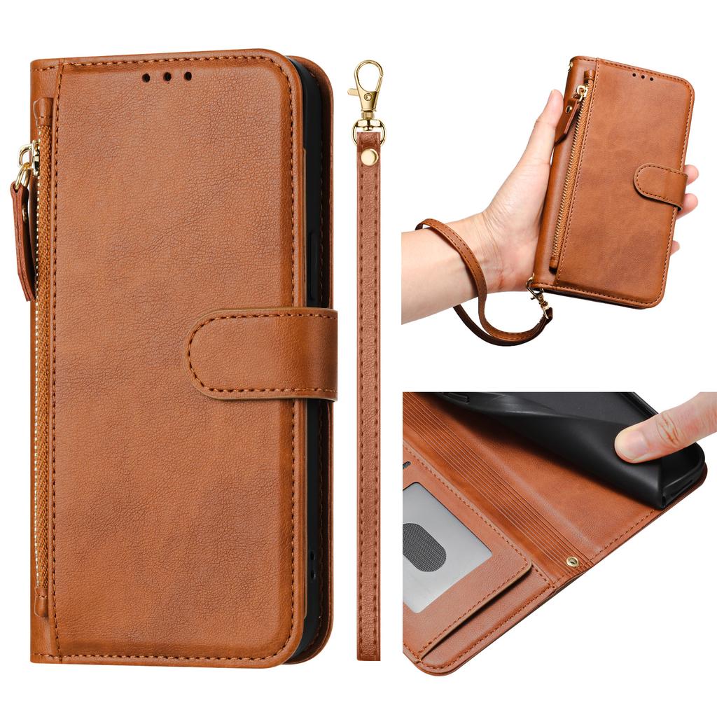 Crossbody Zipper Cards Solt Wallet Leather Case For Xiaomi POCO X7 Pro X6 F7 Ultra Multi Bag Long Lanyard Pocket Kickstand Cover