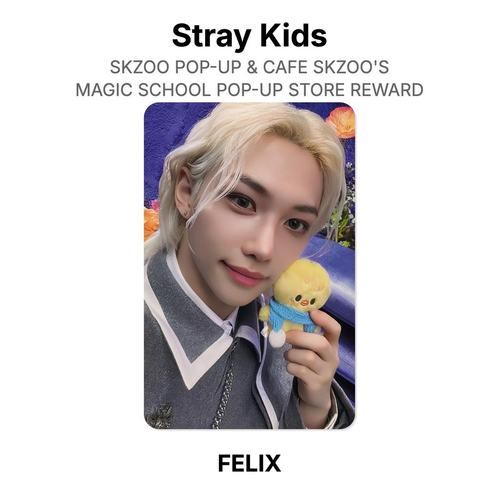 Stray Kids SKZOO POP-UP & CAFE SKZOO'S MAGIC SCHOOL POP-UP STORE REWARD Official Photocard