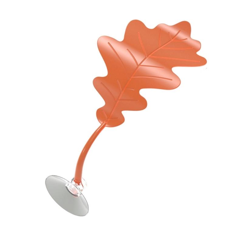 Lizards Basking Platform Tanks Accessories Leaf Shape Bearded Dragon Basking Platform with Suction Cup Decorations