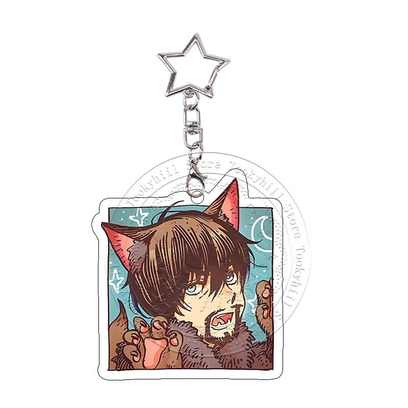 Heksenhoed Atelier Cartoon Acryl Sleutelhanger Kawaii Student Gagaga Qifrey Prachtige Sleutelhanger Karakters Hanger Verjaardagscadeau