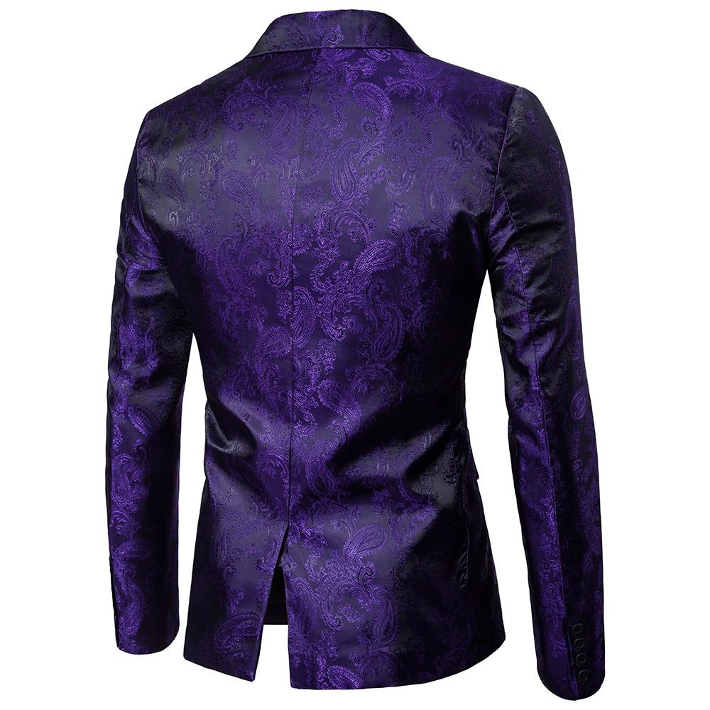 Men’s Suit Slim 2-Piece Suit  Business Wedding Party Jacket Coat & Pants