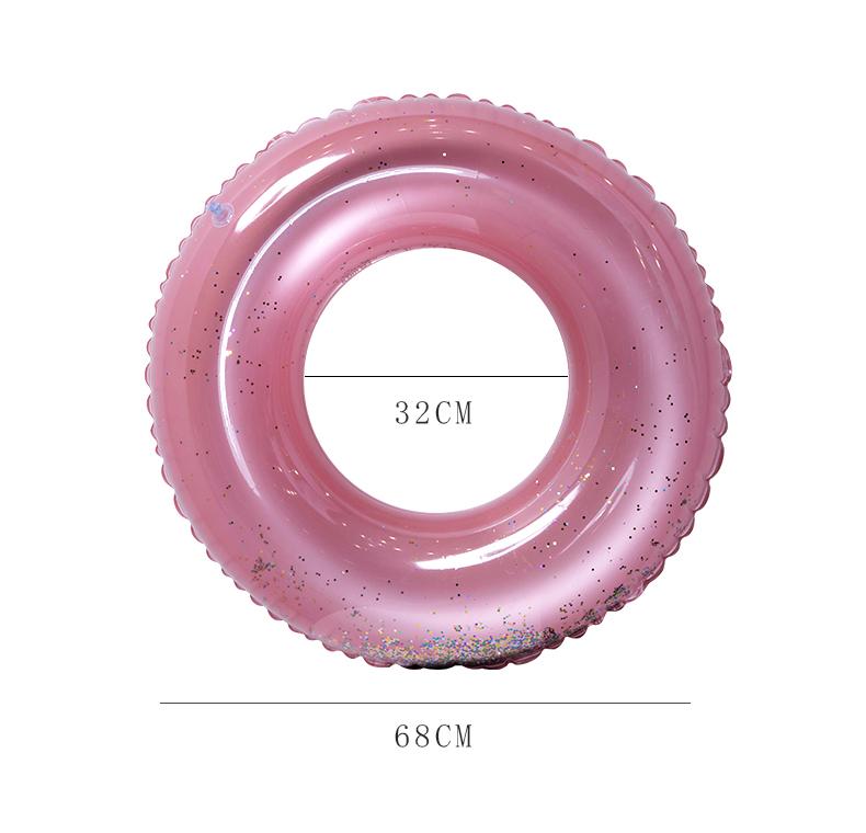 Round Inflatable Circle Women Swimming Ring Pool Float Rubber Ring for Beach Swimming Pool Party Toys 90 for Adult
