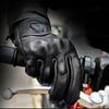 Touch Sensitivity Retro Leather Motorcycle Riding Gloves Breathable Retro Look for Bikers Adventure Riders Outdoor Sport