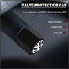 New Car Tire Valve Caps with Car Badge Keyring Keychain Set For Volkswagen MK7 MK6 MK5 Ibiza Leon FR 2 Altea Aztec Golf-4 5 6 7 Passat