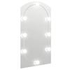 Vidaxl Lustro Z Lampami Led, 90X45 Cm, Szklane, Z Łukiem