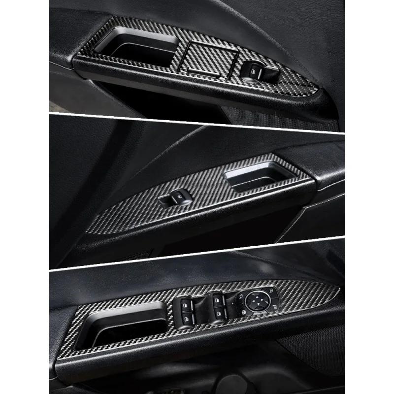 Carbon Fiber Style GPS Navigation Panel Cover Trim For Ford Fusion Mondeo 2013-2014-2015-2016-2017-2018-2019 Interior Moldings