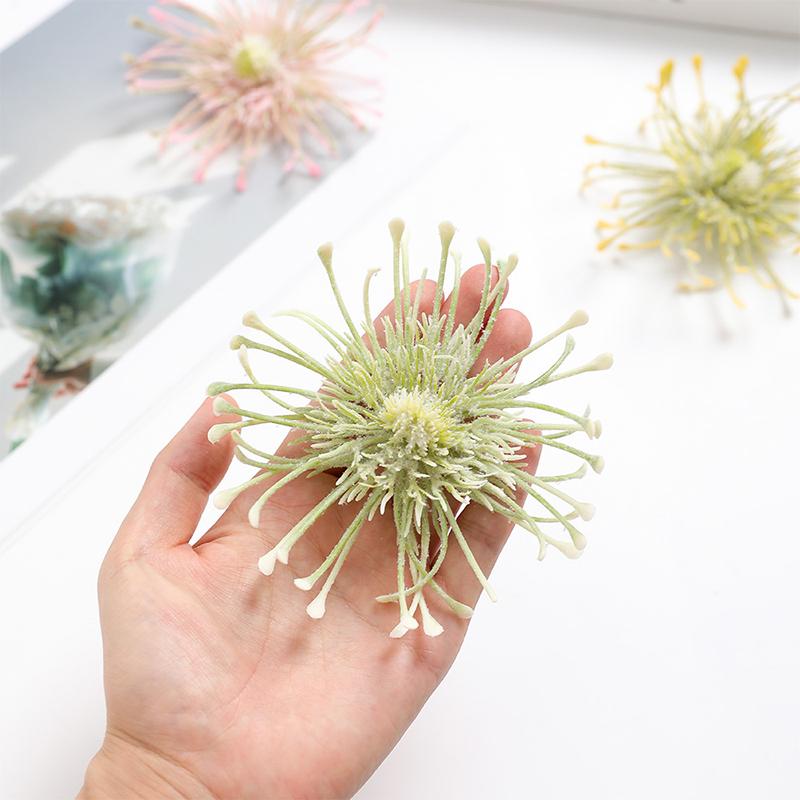 5/10Pcs 10cm Artificial Seaweed Flowers Fake Flower Heads for Home Room Decor Wedding Decoration DIY Craft Wreath Gift Accessory