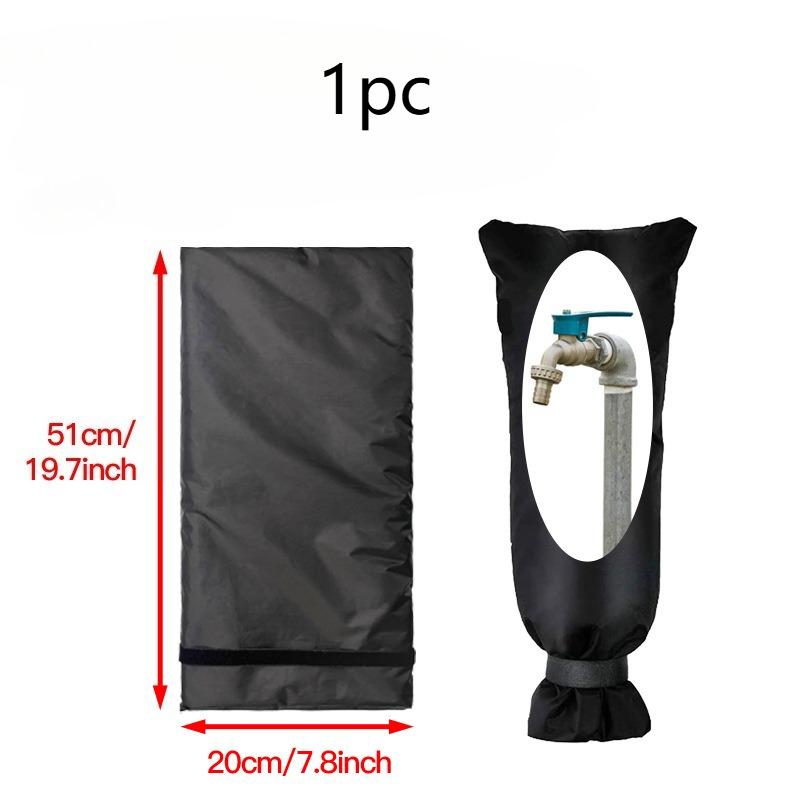 

1pc Faucet Cover Heavy-Duty Water Pipe with Easy Snap-Fit/Threaded Connection for Garden Hose Bib,Lawn Sprinkler & Fire Hydrant