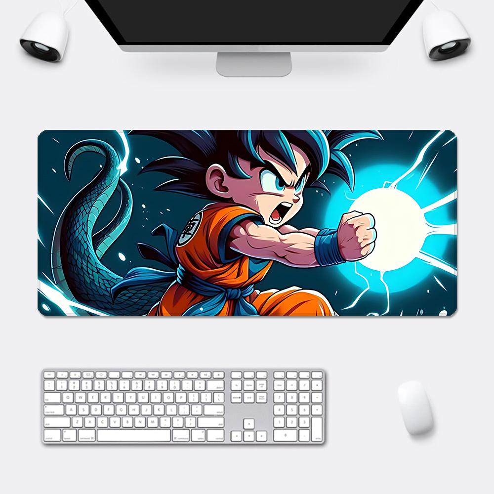 Anime Goku D-Dragons Balls Mousepad HD Printing Computer Gamers Locking Edge Non-slip Mouse Pad XXLcm Keyboard PC Desk Pad